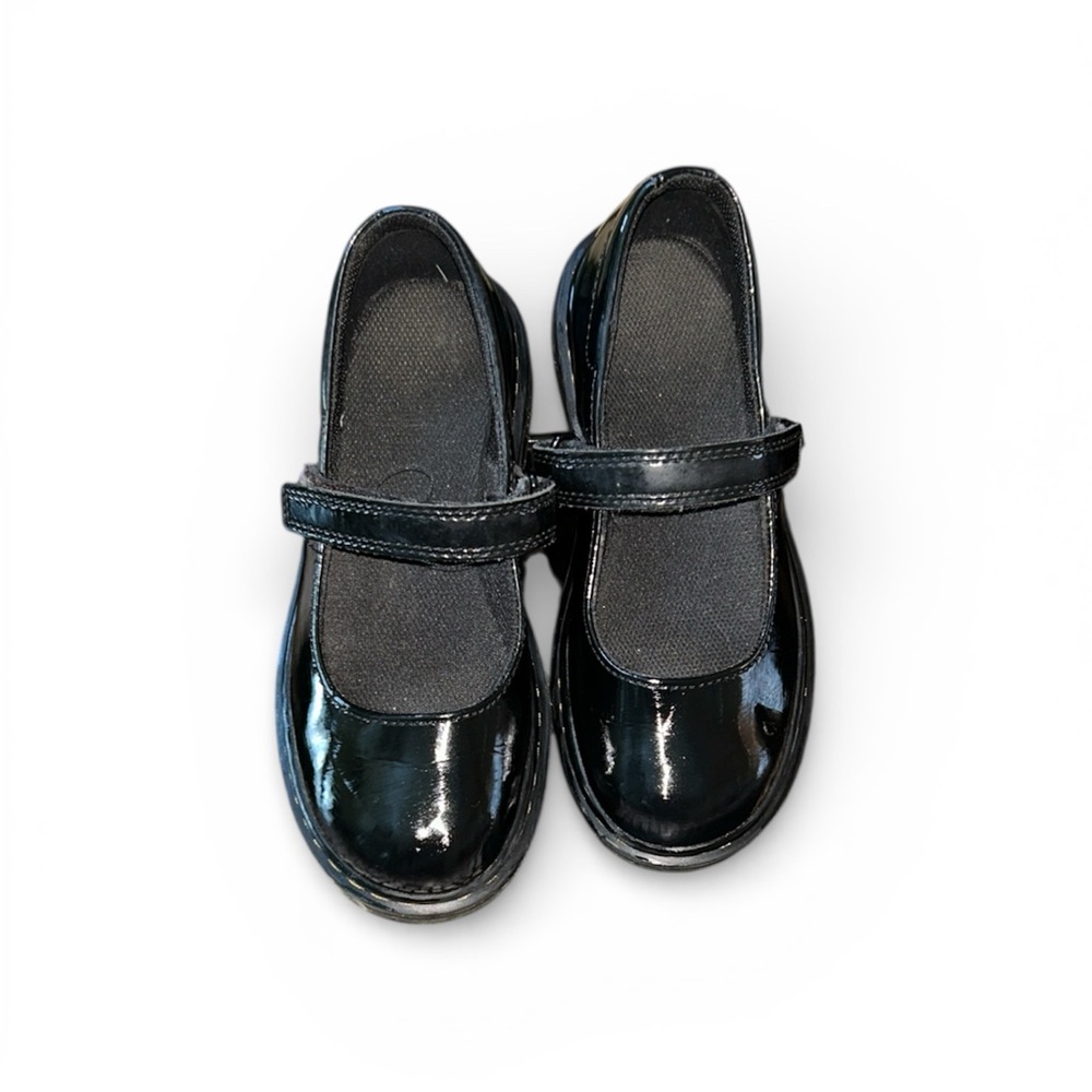 Dr. Martens Junior Glossy Black Patent Leather Mary Jane Shoes Kids Size 1